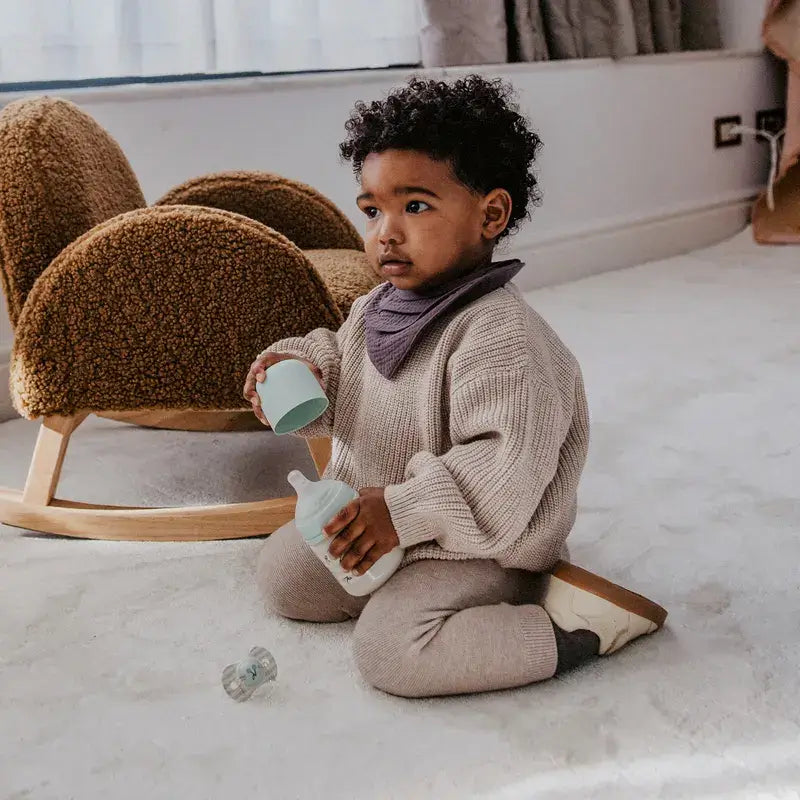 Suavinex Biberão Tetina Sx Pro Slow Flow (S) +0 Meses Passarinhos Verde, 150 ml