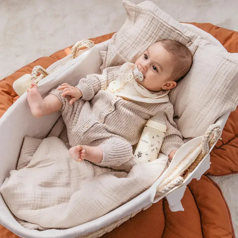 Suavinex Tetina para Biberão Sx Pro Medium Flow (M) +3 Meses Birdies Bege, 270 ml