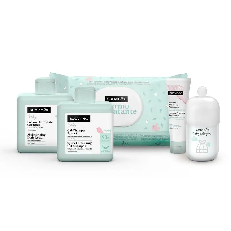 Saco de transporte de bebé Suavinex com cosméticos. Azul