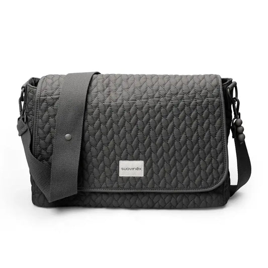 Suavinex Maternity Satchel Shoulder Bag, cinzento