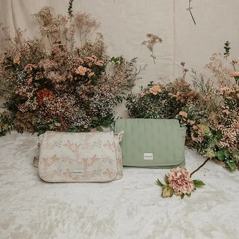 Suavinex Maternidade Bolsa de mão Poesia Bolsa de ombro verde