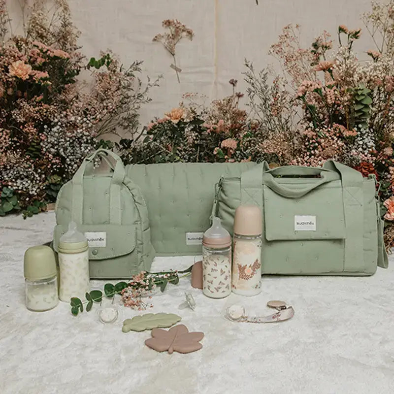 Suavinex Maternidade Bolsa de mão Poesia Bolsa de ombro verde