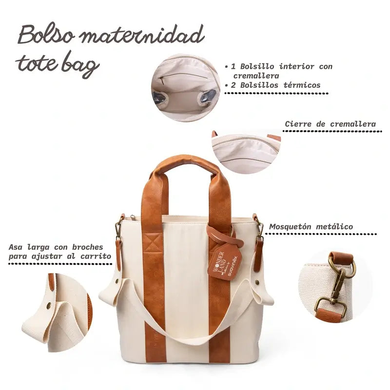 Suavinex Maternity Tote Bag, cor-de-rosa