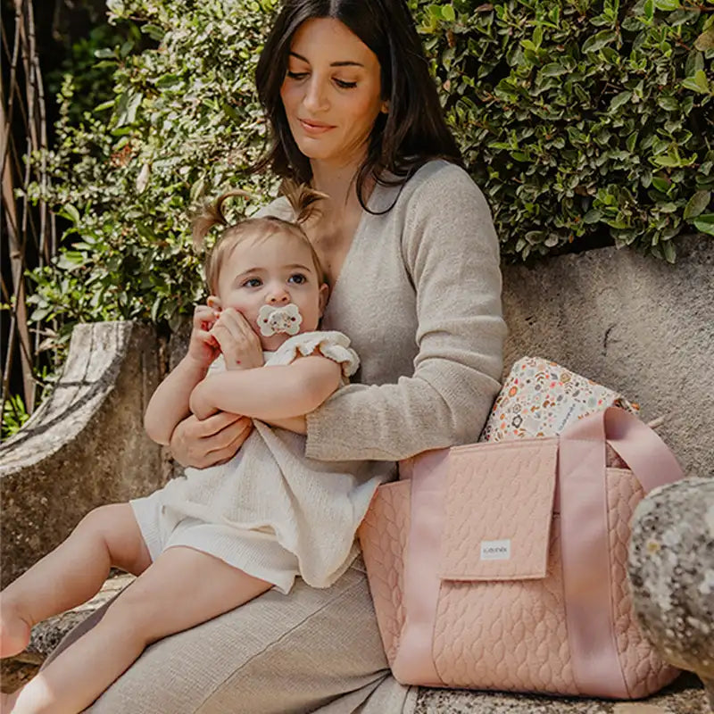 Saco organizador Suavinex, cor-de-rosa