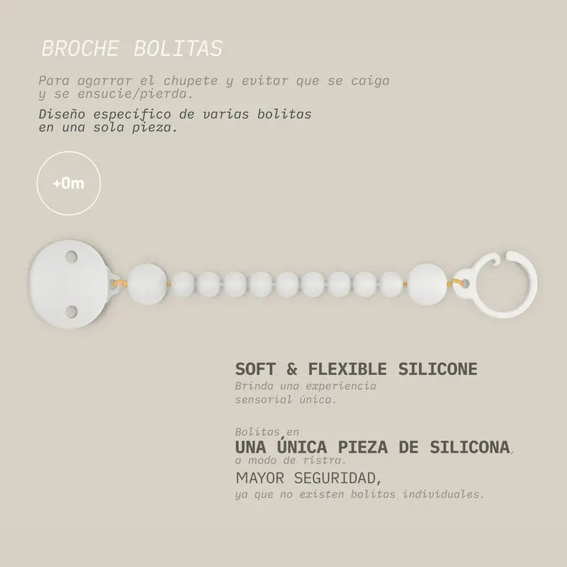 Suavinex Pin Clip de Silicone, Verde