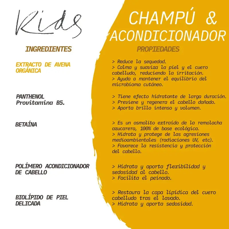 Suavinex Champô Condicionador 3 a 10 Anos, 300 Ml