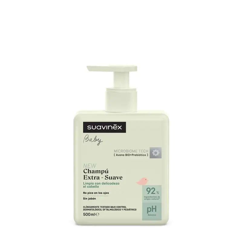 Suavinex Champô Extra Suave, 500 Ml