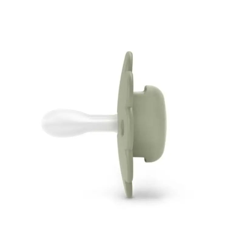 Suavinex Chupeta para bebés 6/18 meses, com tetina de silicone fisiológica Sx Pro, tetina plana flexível, verde maravilha, 1 unid.