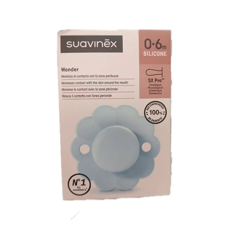 Chupeta Suavinex 0/6 MesesTetina de silicone fisiológico