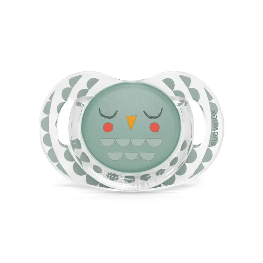 Suavinex Chupete Premium Para Bebés De +18 Meses. Chupete Con Tetina Fisiológica De Silicona Sx Pro. Bonhomia, Verde