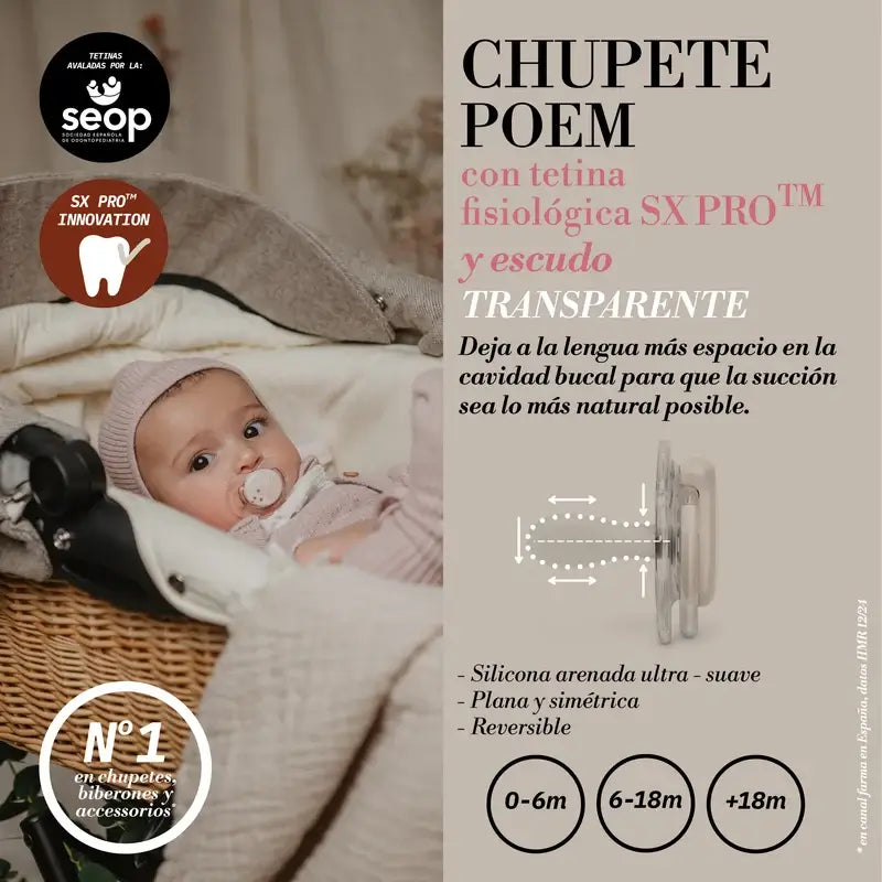 Suavinex Chupeta Sx Pro +18 Meses, Verde Poesia