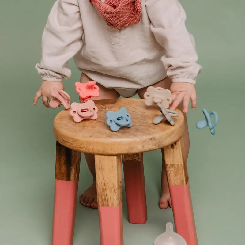 Suavinex Pacifier All Silicone Physiological Sx Pro, 0/6 meses, Butterfly Ballad Blue