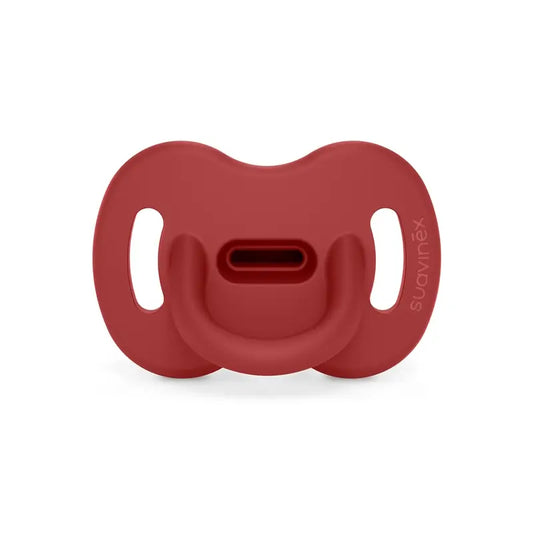 Suavinex Pacifier All Silicone Physiological Sx Pro, 6/18 meses, Chili Pepper