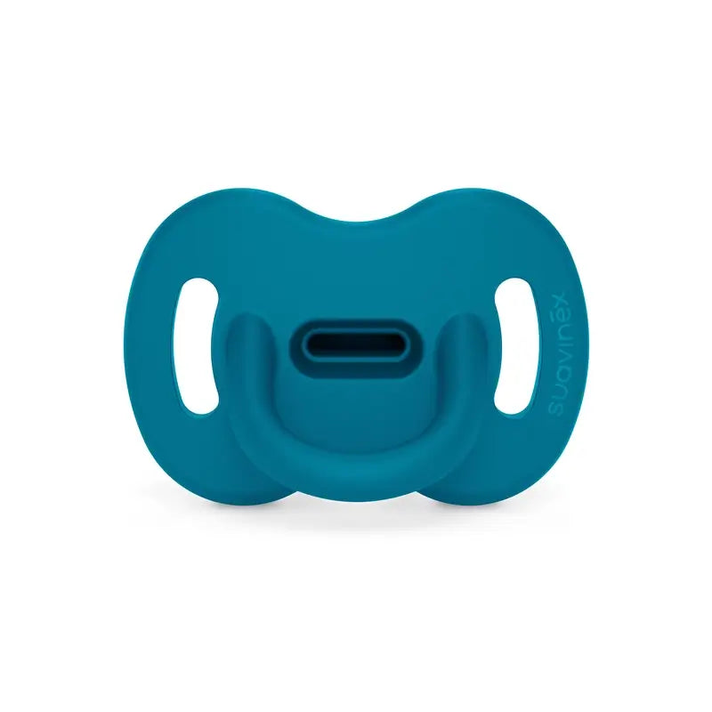 Suavinex Pacifier All Silicone Physiological Sx Pro, 6/18 meses, Deep Ocean