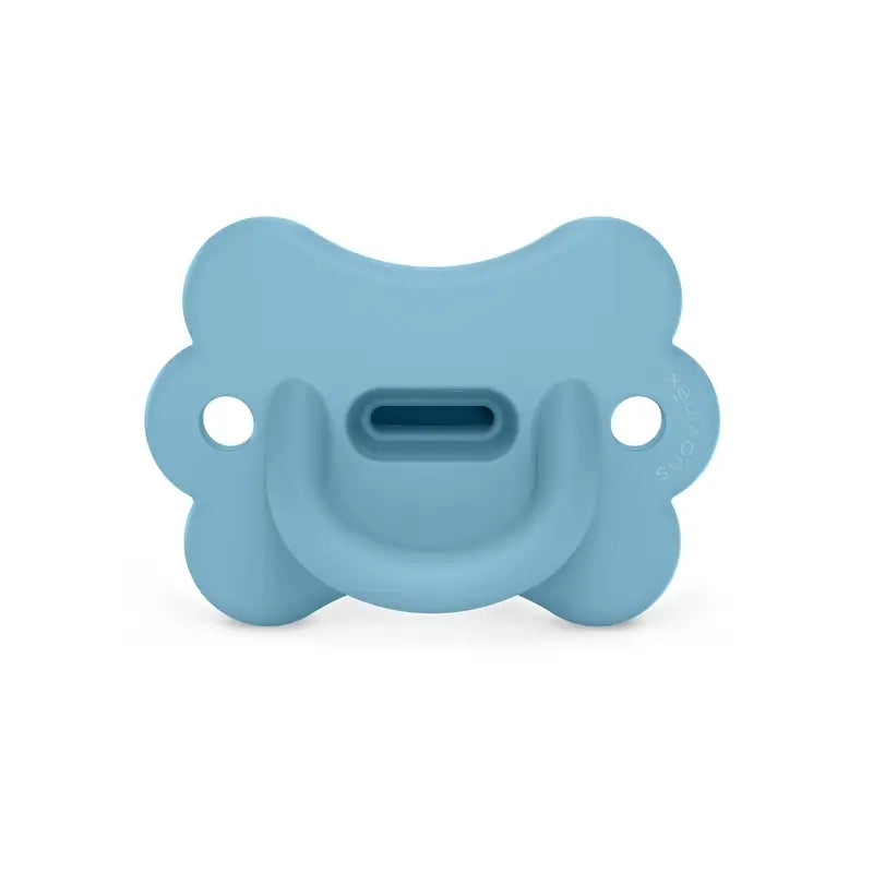 Suavinex Pacifier All Silicone Physiological Sx Pro, 6/18 meses, Butterfly Infinity Blue