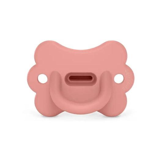 Suavinex Pacifier All Silicone Pacifier Sx Pro, 6/18 meses, Butterfly Peach Pink