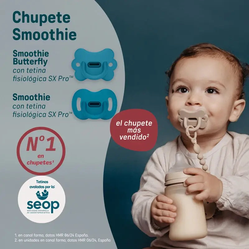 Suavinex Pacifier All Silicone Physiological Sx Pro, 6/18 meses, verde