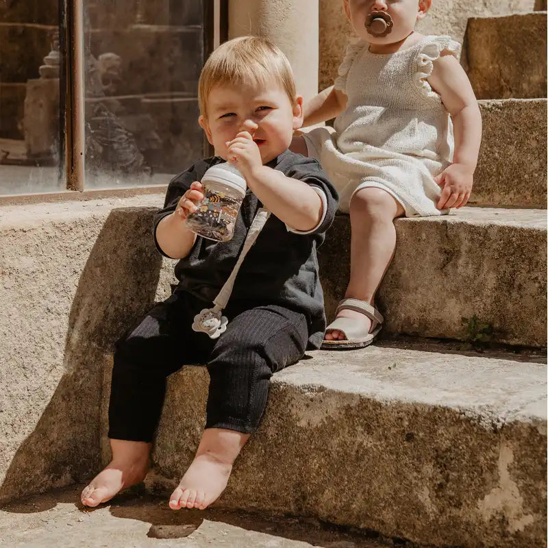 Chupeta de tecido Suavinex +0 Meses, Azul Maravilha