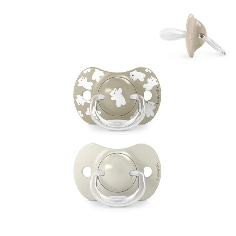 Suavinex Chupetas Sx Pro Teat +18 Meses Wild&Free Bege, 2 unidades
