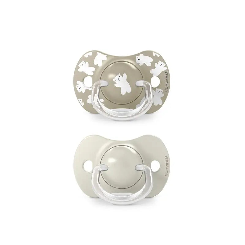 Suavinex Chupetas Sx Pro Teat +18 Meses Wild&Free Bege, 2 unidades