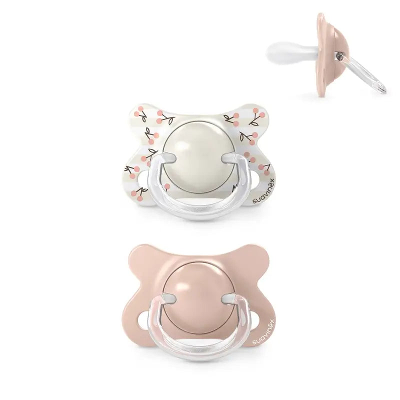 Suavinex Chupetas Tetina Sx Pro -2/2 Meses Passarinhos Rosa, 2 unidades