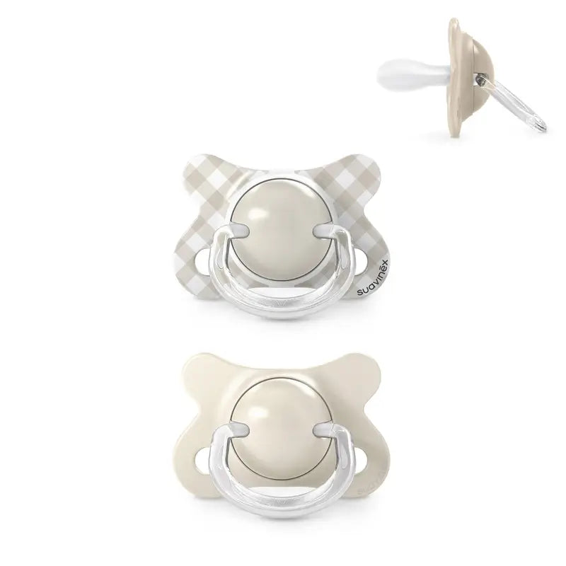 Suavinex Chupetas Sx Pro Teat -2/2 Meses Wild&Free Bege, 2 unidades