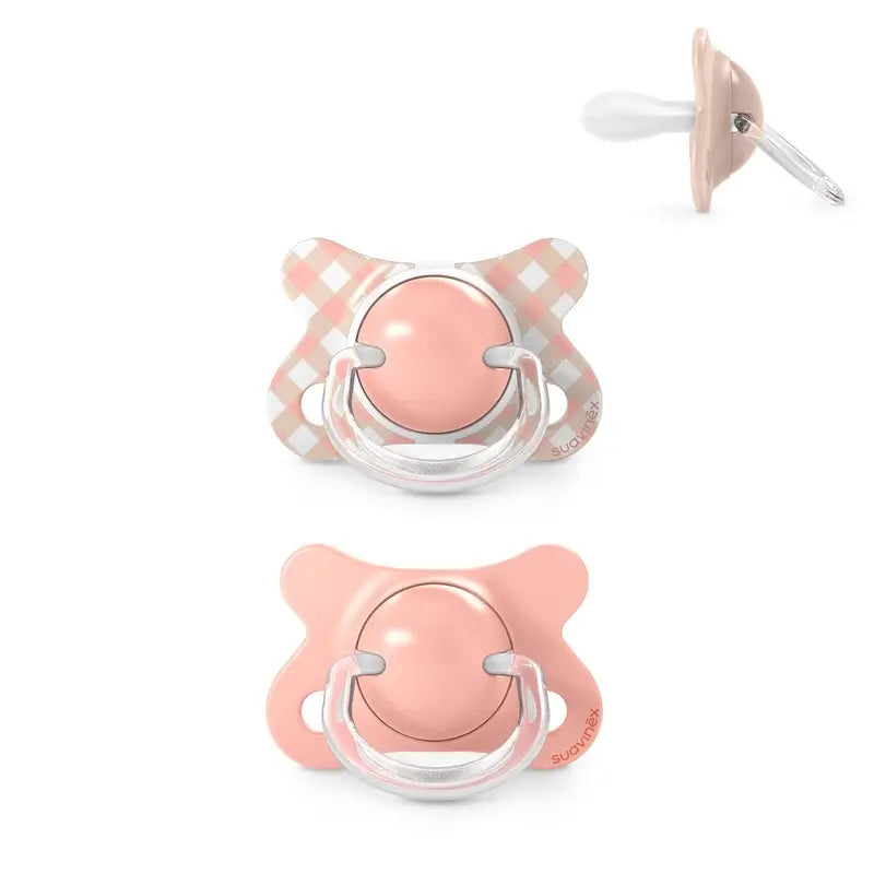 Suavinex Chupetas Sx Pro Teat -2/2 Meses Wild&Free Rosa, 2 unidades