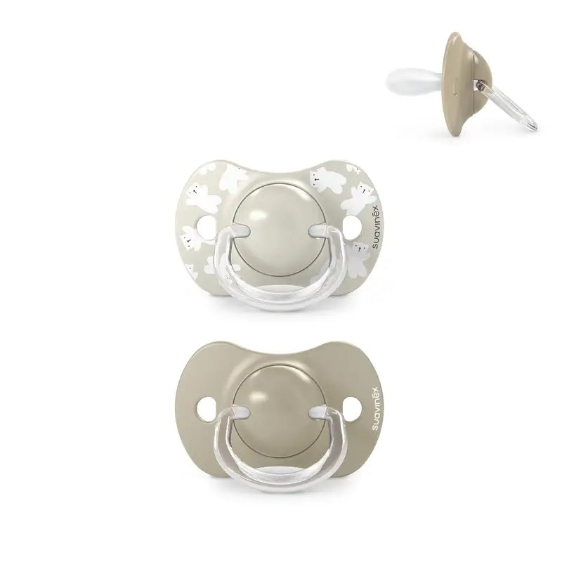Suavinex Chupetas Sx Pro Teat 6/18 Meses Wild&Free Bege, 2 unidades
