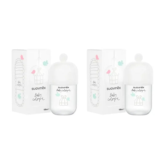 Suavinex Colónia Bebé Colónia Infantil Baixo teor de álcool, Não mancha, 2x100 Ml
