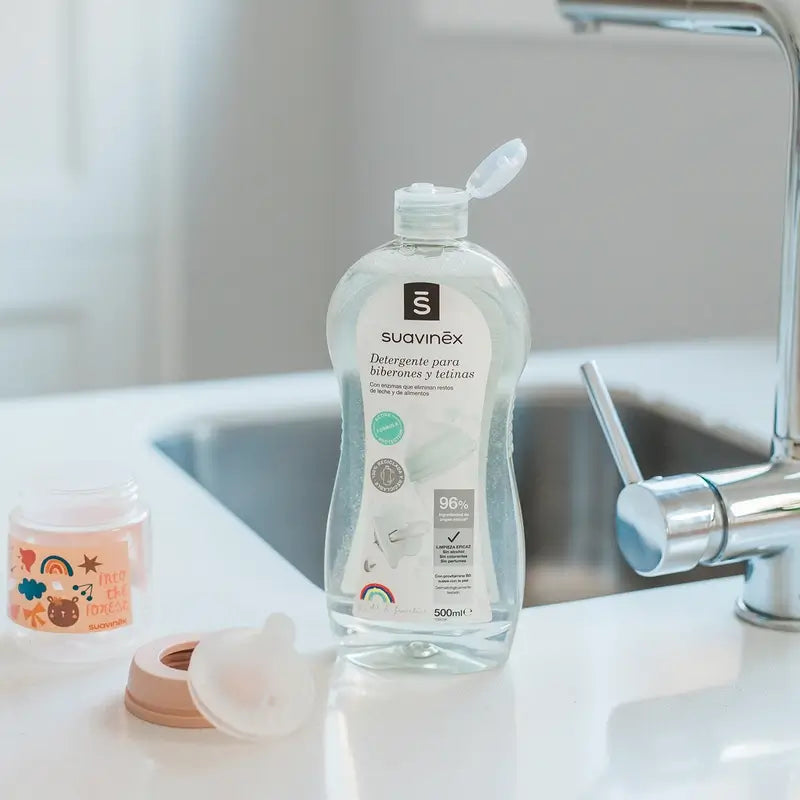 Suavinex Detergente para Biberões e Tetinas 500 Ml