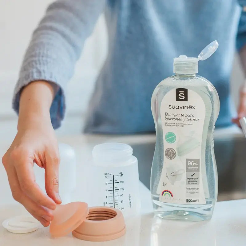 Suavinex Detergente para Biberões e Tetinas 500 Ml
