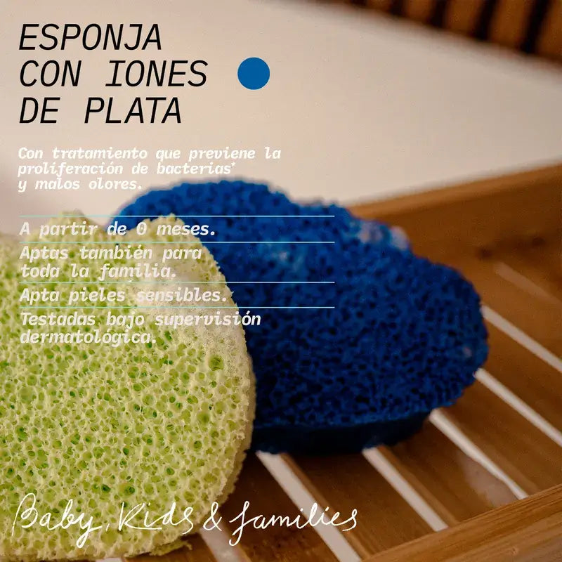 Suavinex Esponja de Banho com Iões de Prata, +0 Meses / Familiar