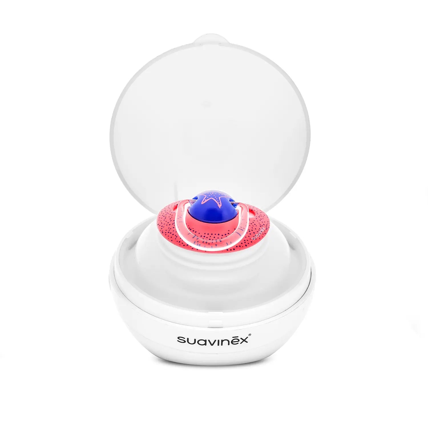 Esterilizador de chupetas portátil Suavinex Duccio Uv, branco