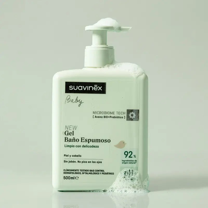 Suavinex Baby Gel de Banho Espumante, 500 Ml