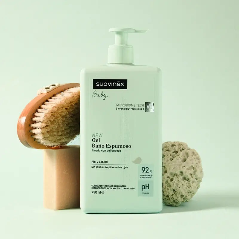 Suavinex Baby Gel de Banho Espumante, 750 Ml