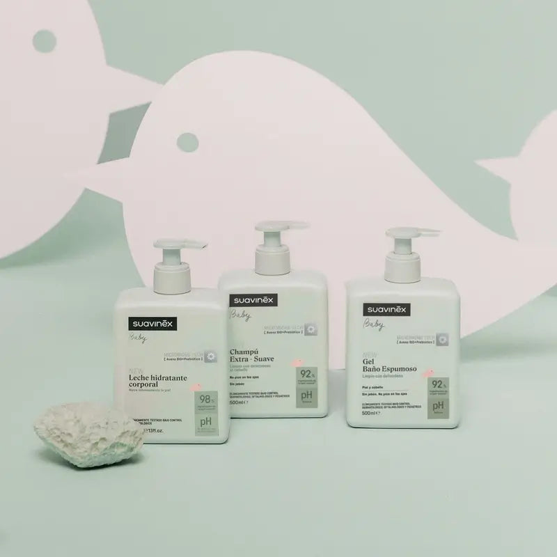 Suavinex Gel - Creme de Banho Suave para Bebés, 500 Ml