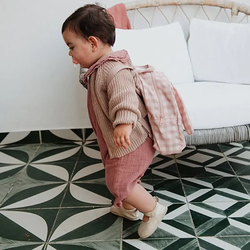 Suavinex Mochila para berçário, Coelho, Rosa