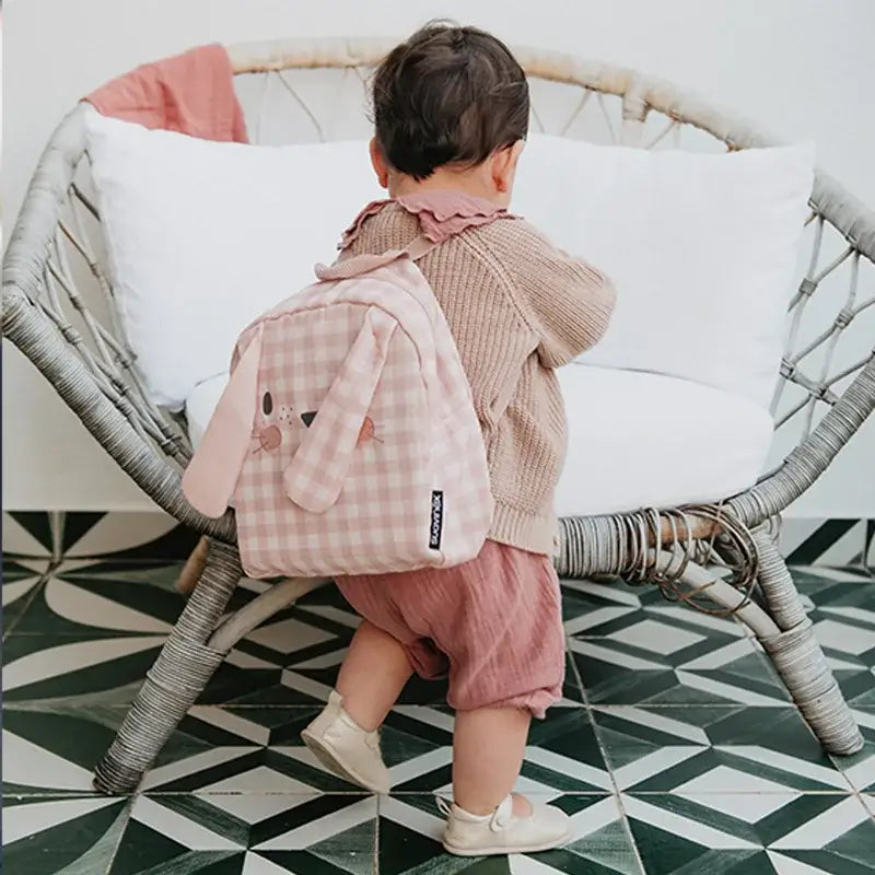 Suavinex Mochila para berçário, Coelho, Rosa