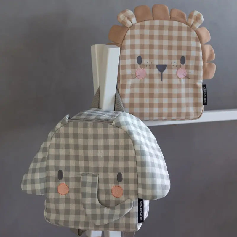 Suavinex Mochila para quarto de bebé, cinzento elefante