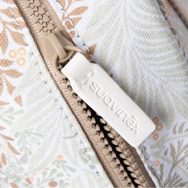 Suavinex Mochila infantil com estampado de poesia Bege