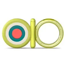 Suavinex Mordedor De Silicona Para Bebés +4 Meses. Mordedor Refrigerante. Anillo De Dentición Flexible Y Ligero. Color Verde 