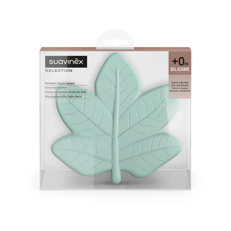 Suavinex Mordedor de Silicone Floresta, Verde Poesia