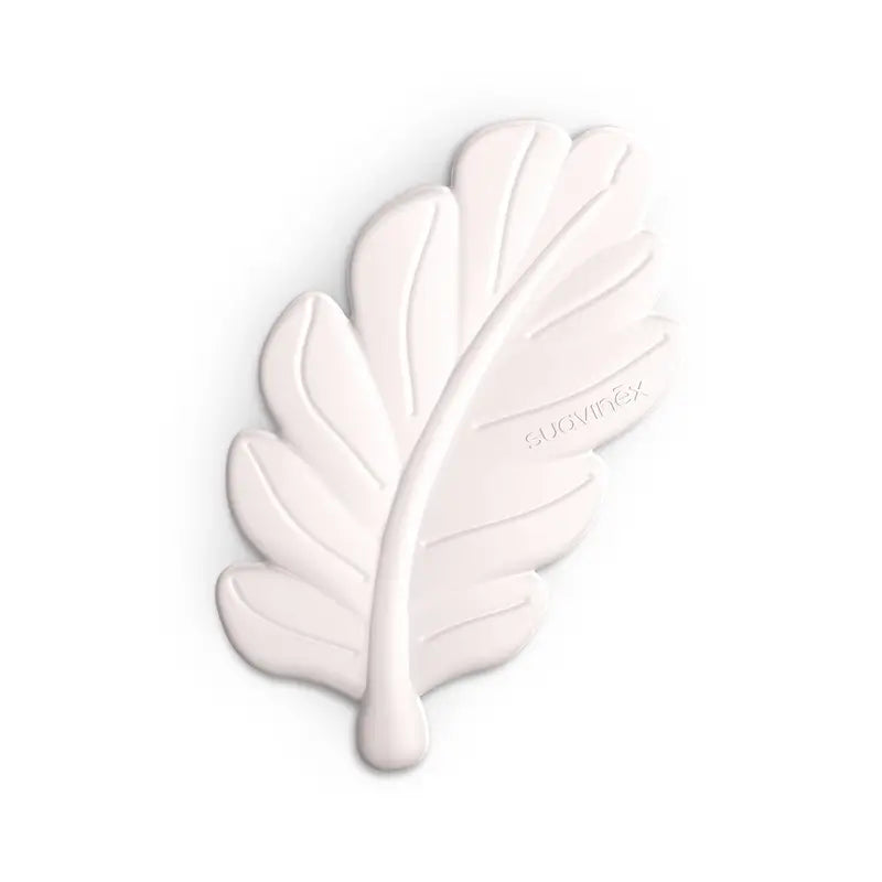 Suavinex Teether Mordedor de folhas em silicone, Rosa Poesia