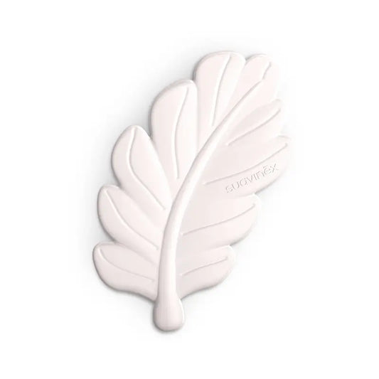 Suavinex Teether Mordedor de folhas em silicone, Rosa Poesia