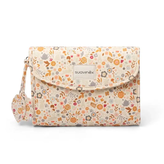 Suavinex Saco de toilette para recém-nascido, tecido, flores