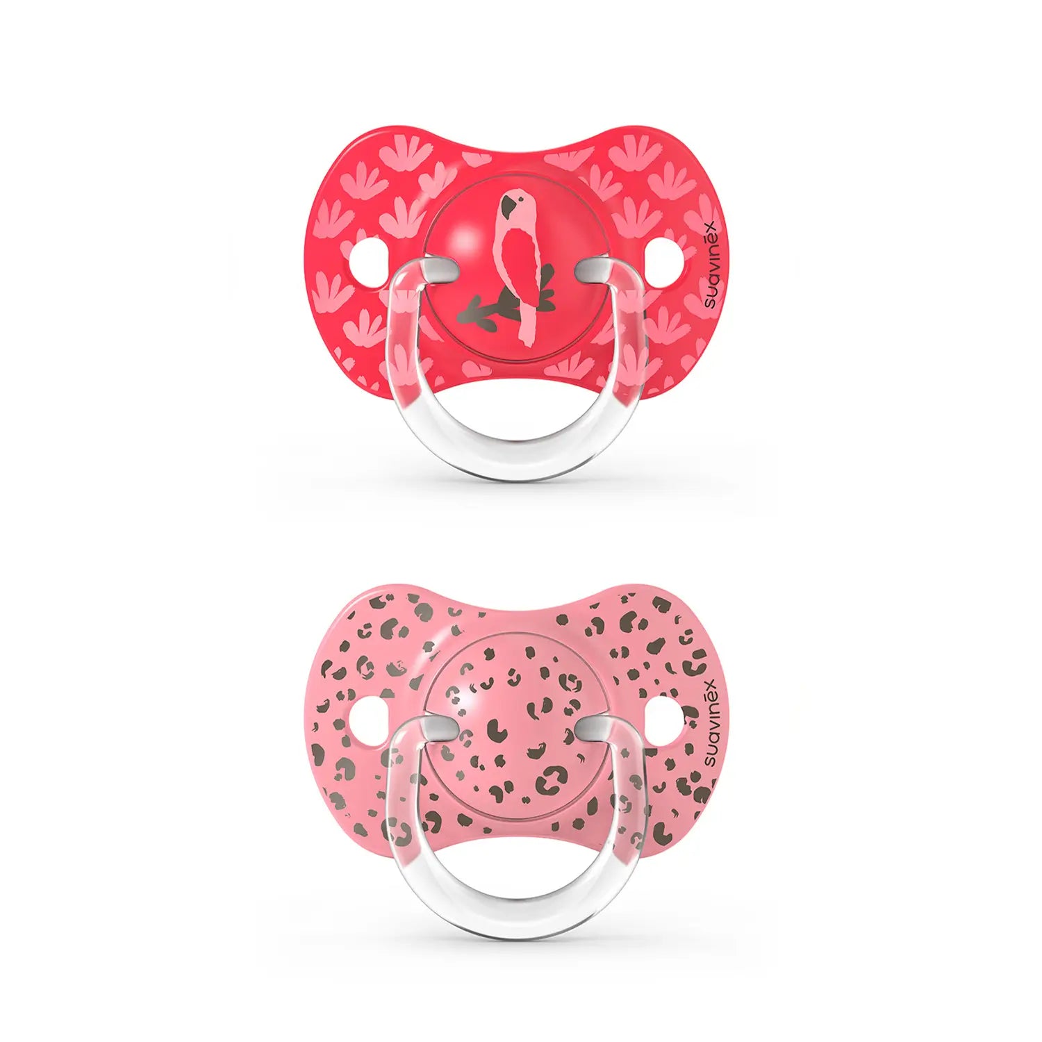 Suavinex Pack 2 Pacifiers Physiological Sx Pro Jungle Pink 18+M