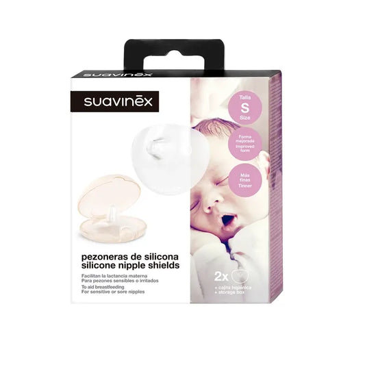 Suavinex Protectores de Mamilos Silicone Tamanho S 2 Unidades
