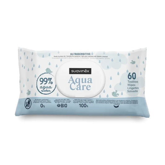 Suavinex Aqua Care Toalhetes, 60 unidades