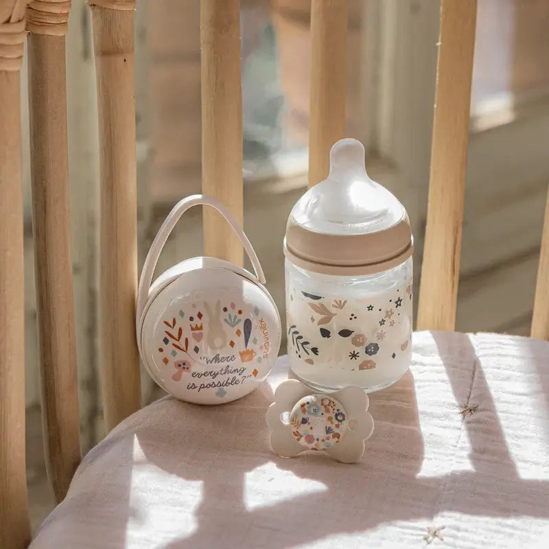 Suavinex Porta-chupetas Wonderland, Bege