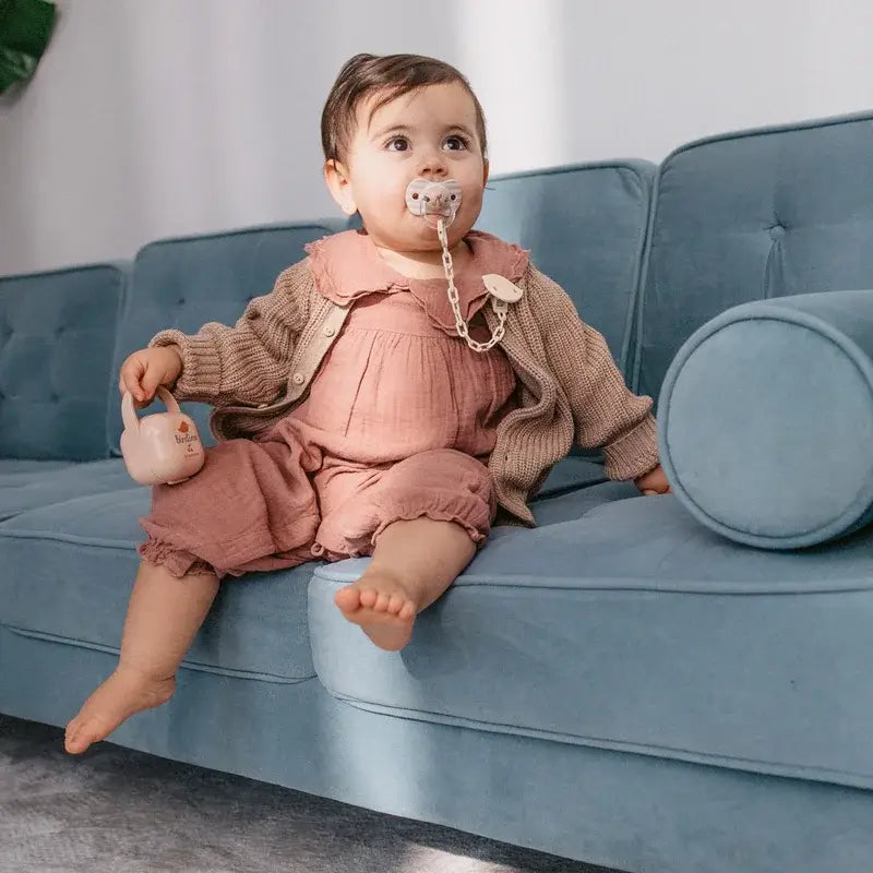 Suavinex Porta-chupetas +0 Meses Passarinhos Rosa